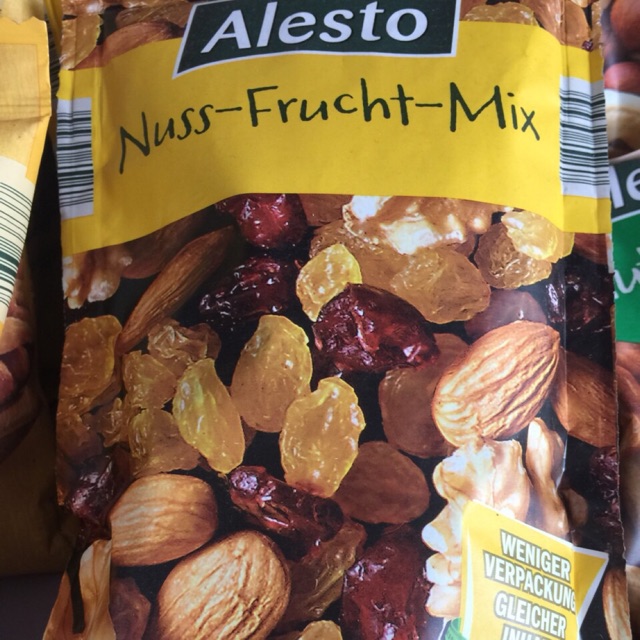Hạt sấy ALESTO Nuss Frucht Mix 200g - Xách Đức có BILL