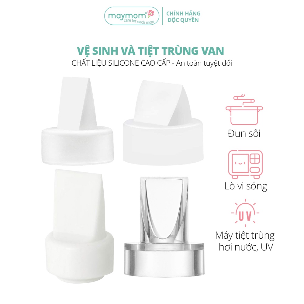 Van chân không máy hút sữa, sản xuất bởi Maymom | Tương thích máy Spectra, Unimom, Avent