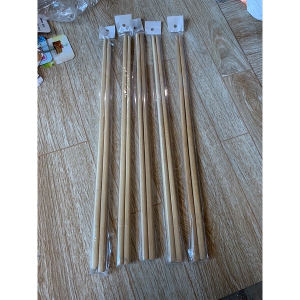 Đôi đũa gỗ dài xào nấu,  đảo thức ăn dụng cụ nấu nướng