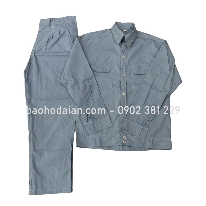 Quần áo đồng phục công nhân vải si giá rẻ