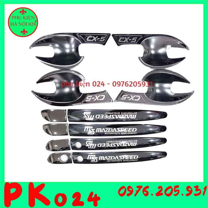 [CX-5 2018-2020 Titan] Bộ Ốp Tay Nắm Hõm Cửa Mazda CX5, CX-5 2018-2020 Titan