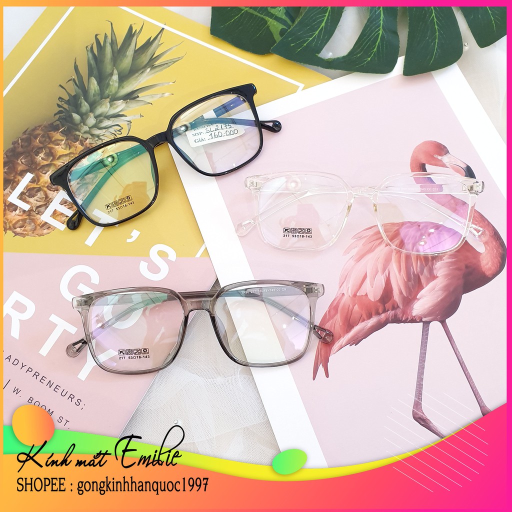 GỌNG NHỰA DẺO VUÔNG SIZE TO