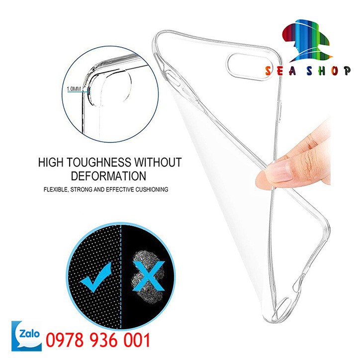 Ốp lưng Xiaomi Mi A2 - Mi 6X silicon trong suốt
