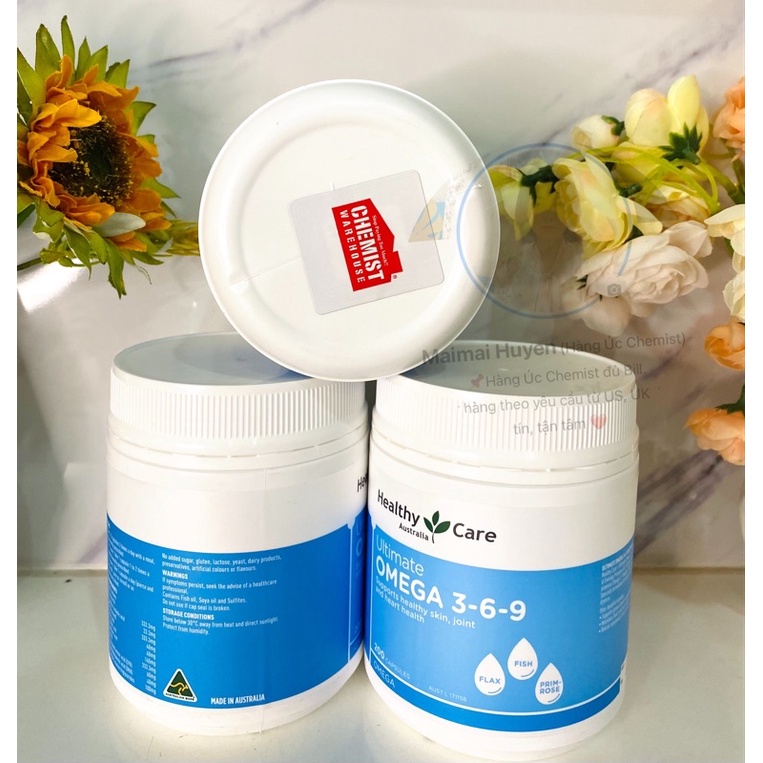 Omega 369 của Healthy Care Úc 200 viên