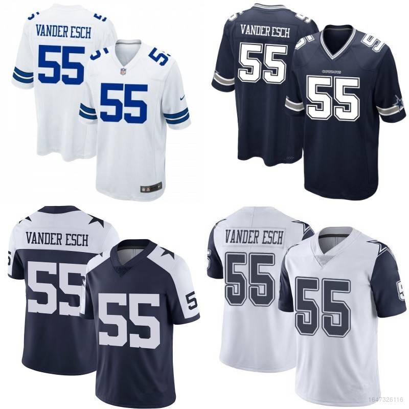 Áo Thun Bóng Đá Dallas Cowboys NFL Vander Esch Số 55