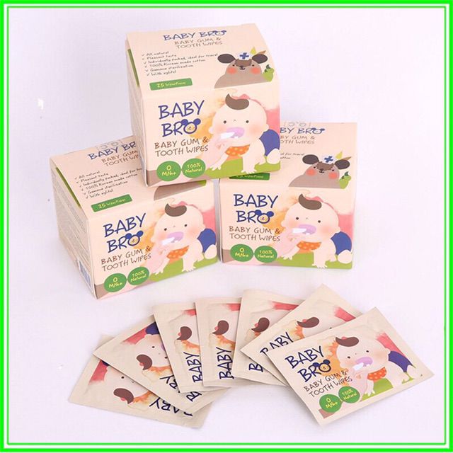 Gạc vệ sinh răng miệng Baby Bro