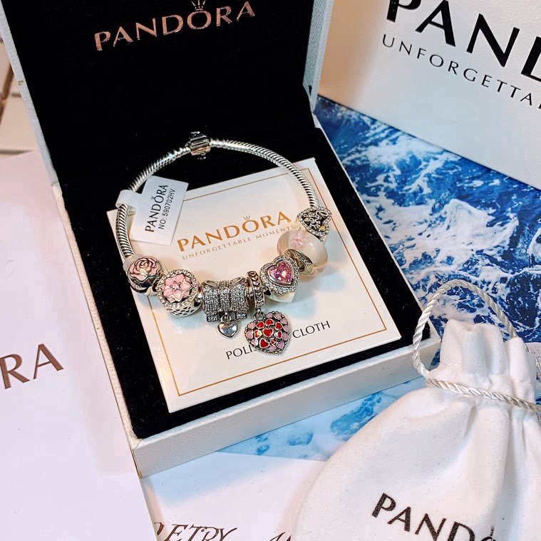 PANDORA Vòng Tay Bạc S925 Hình Xương Rắn Thời Trang Cho Nữ Assa0215631 Aa0356Sfsd As666