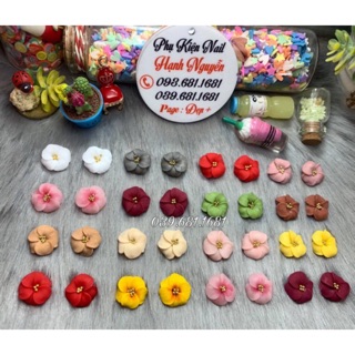 Hoa Đậu Bột Mỹ Lì đẹp Trang trí móng nail 9.000/bông - Bán 2 bông=18.000