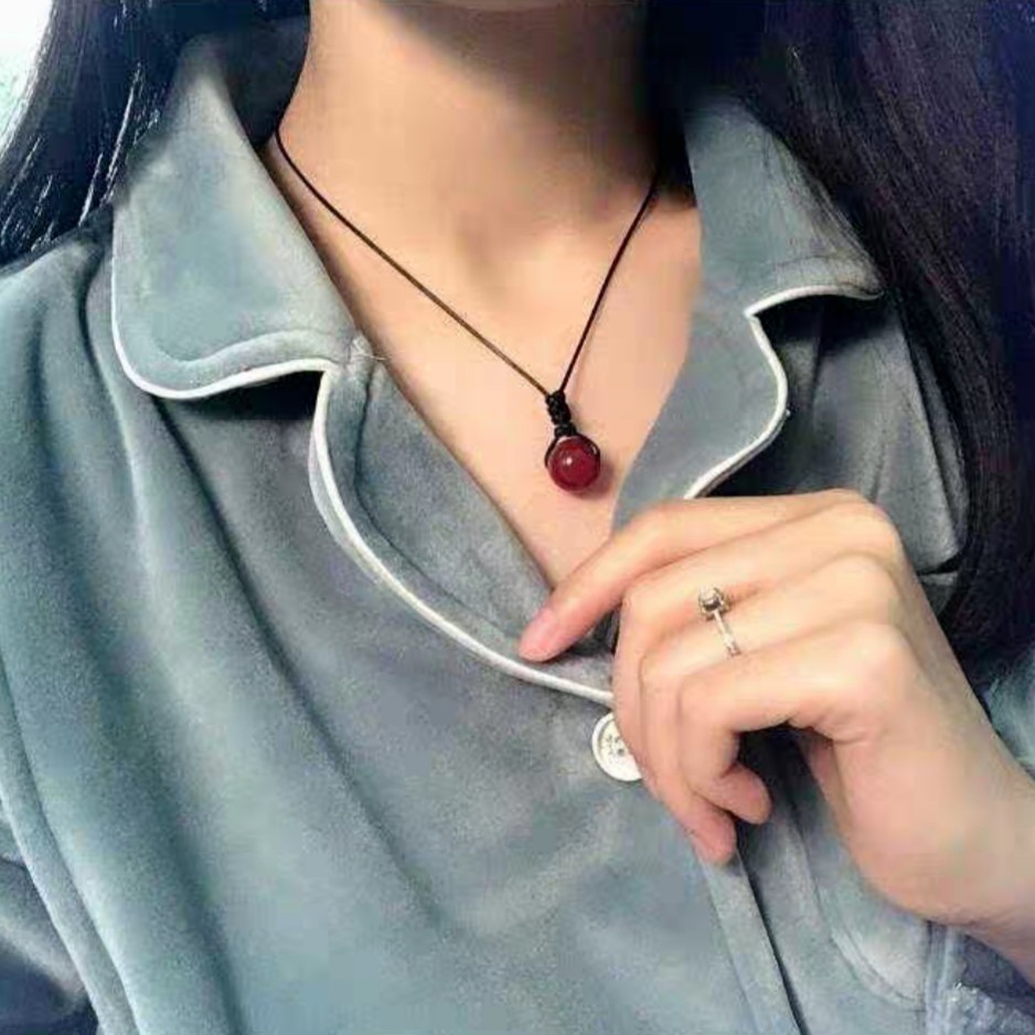 Vòng Cổ Handmade Mix Đá Phong Thủy ( ảnh tự chụp )
