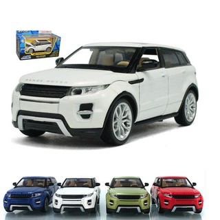 Xe mô hình ô tô Range rover tỉ lệ 1:32 bằng sắt xe chạy cót mở được cửa có âm thanh và đèn