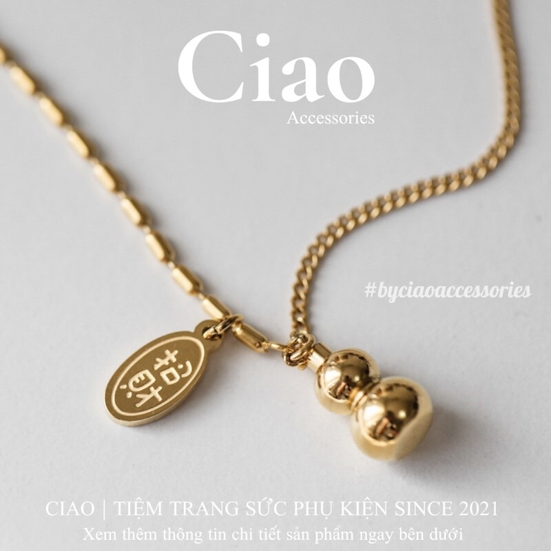 [HOẢ TỐC 1H] Vòng tay/ Lắc tay titan không gỉ thiết kế đính charm đơn giản khắc chữ Monie Ciao