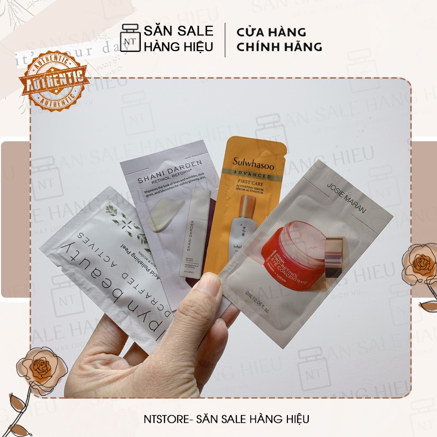 Mẫu thử nước hoa dạng xịt 1.5ml và mẫu thử mỹ phẩm cao cấp chính hãng các loại