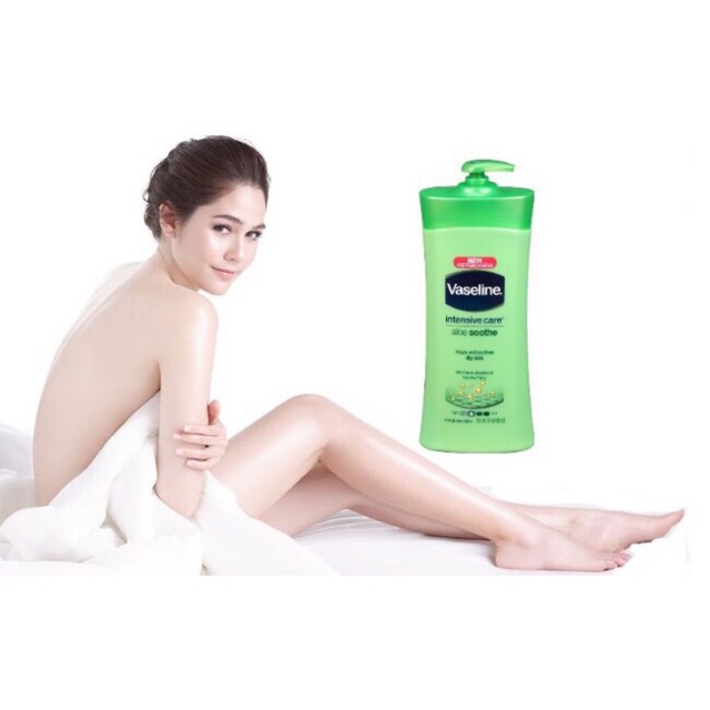 🌹Sữa Dưỡng Thể Vaseline Intensive Care Aloe Soothe - 725ml