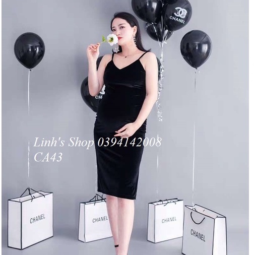 Đầm Bầu Váy Bầu Chụp Ảnh Nghệ Thuật Ôm Body Sang Chảnh CA43