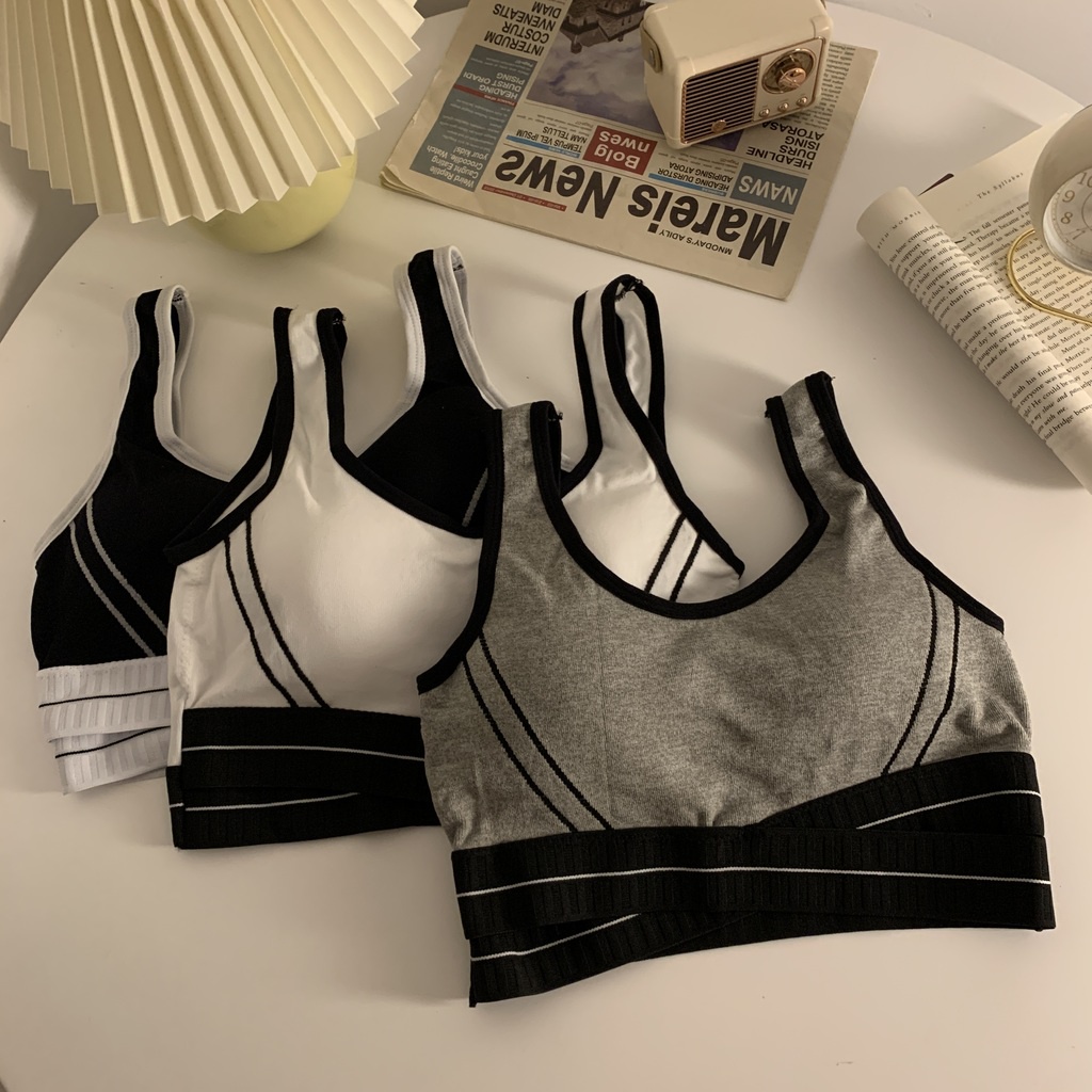 Áo Hai Dây Dáng Ngắn Có Mút Đệm Ngực Thời Trang Mới Cho Nữ Lưng