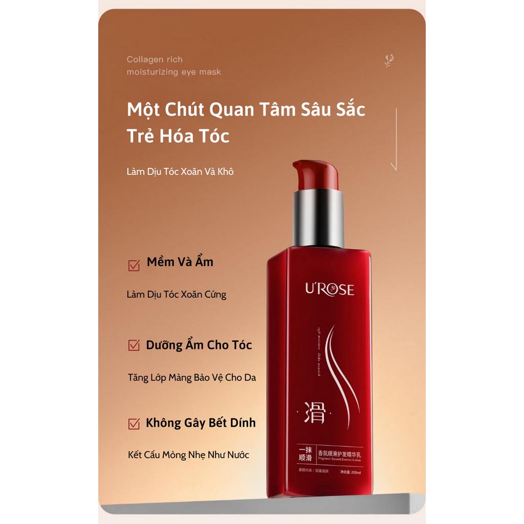 Tinh Chất Làm Mượt Tóc URose Bảo Vệ Tóc Vào Nếp, Ngăn Gãy Rụng, Tạo Lớp Màng Bảo Vệ Tóc