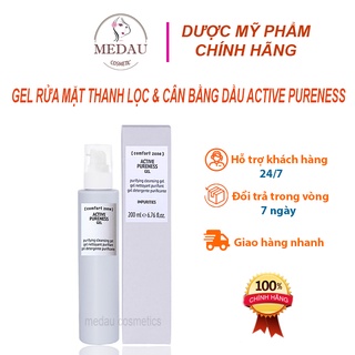 Gel rửa mặt thanh lọc da và cân bằng dầu ACTIVE PURENESS GEL.