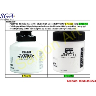 Màu acrylic PEBEO Studio High Viscosity chai 500ml