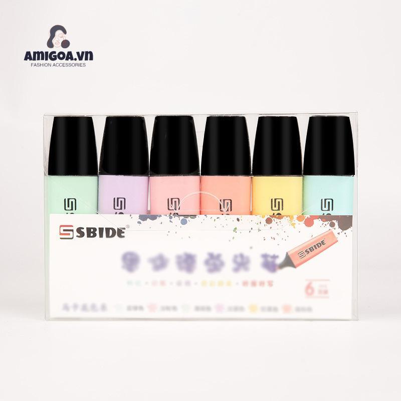 ✨✨Bút highlight đánh dấu nhớ dòng dạ quang Deli nhiều màu phù hợp cho học sinh văn phòng tiện dụng nhanh khô cao cấp