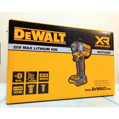 Máy siết bulong pin 922 DEWALT DCF922 20V chính hãng ( thân máy )