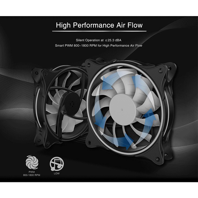 Quạt tản nhiệt CPU Xigmatek Windpower Pro ⚡ Freeship ⚡ tản nhiệt tới 200W, quạt led ARGB - BiBiTechs