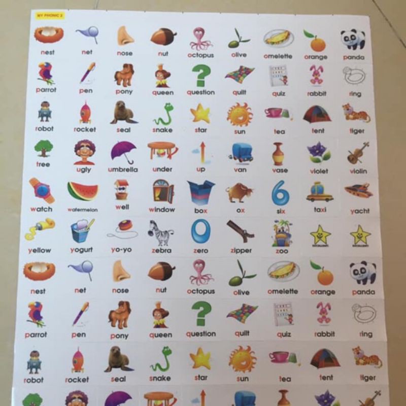 Sticker I learn my phonics 2