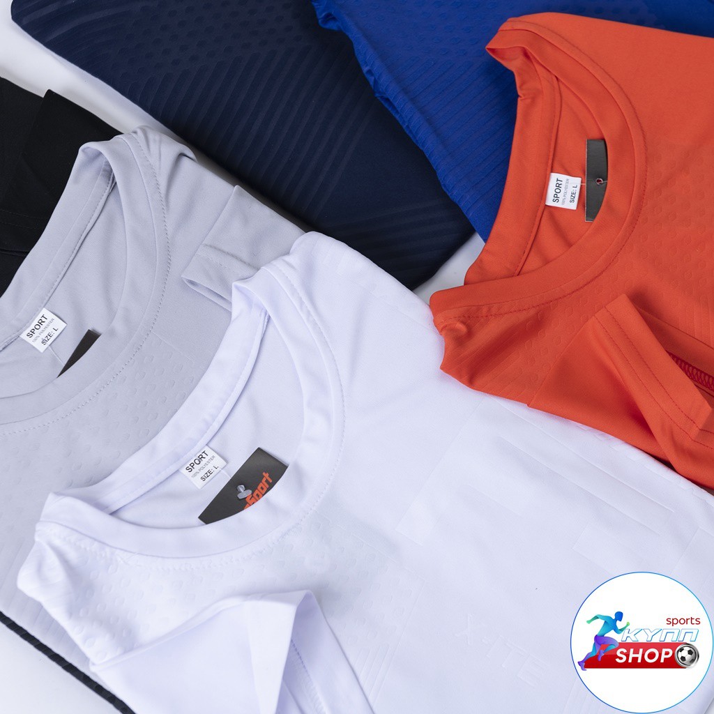 Áo thun thể thao nam nam ép vân cá tính, 4 size phom 40-80kg kynn shop | BigBuy360 - bigbuy360.vn