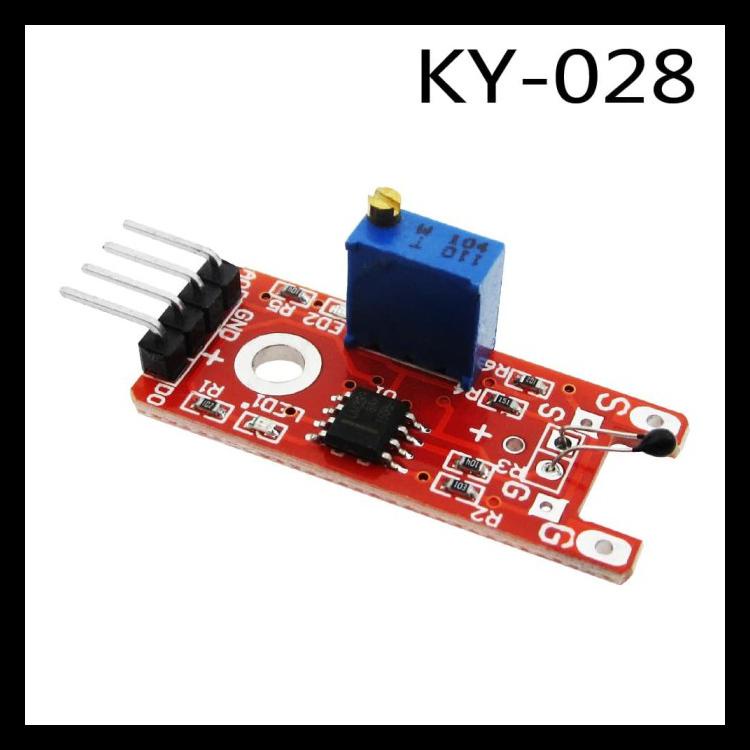Mô đun cảm biến nhiệt độ kỹ thuật số Ky-028 (Arduino) Code 1254