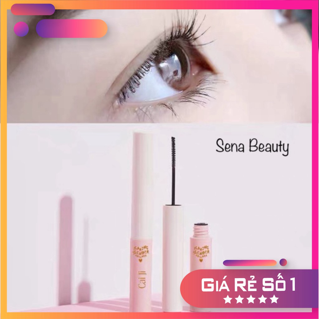 Mascara Siêu Mảnh Tơi Mi Lameila Skinny Microcara Vỏ Hồng, Giữ Cho Đôi Mi Dày Hơn Và Cong Vút Trong Thời Gian Dài