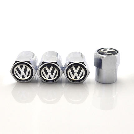 Set 4 Nắp Van Bánh Xe Hơi Volkswagen Polo Fox Up Golf Gol Voyage Beetle T2 Santana