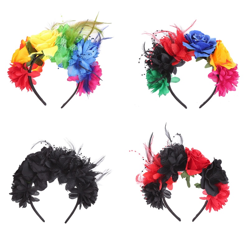 Cài Tóc Hình Hoa Nhiều Màu Sắc Thời Trang Dành Cho Nữ