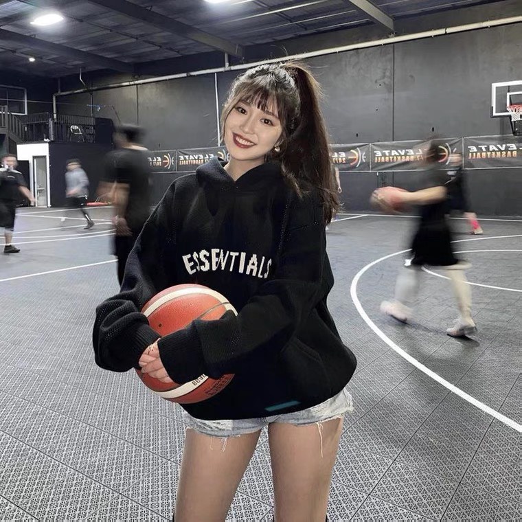 Áo hoodie nữ form rộng dày giá rẻ cute có mũ Mianhee4teen - áo khoác nỉ hoodie ESSENTIALS UNISEX freesize 40-70kg KNN33 | BigBuy360 - bigbuy360.vn