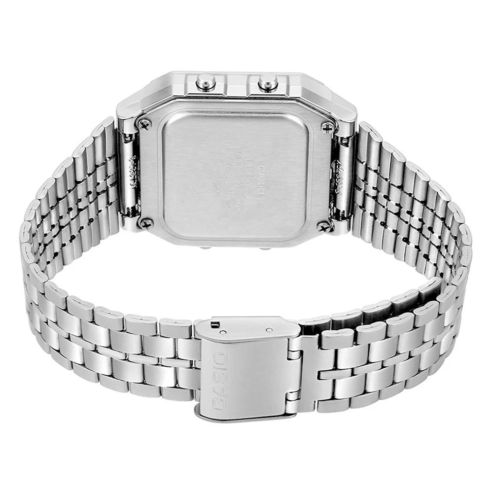 Đồng hồ nam dây kim loại CASIO A500WA-1DF chính hãng