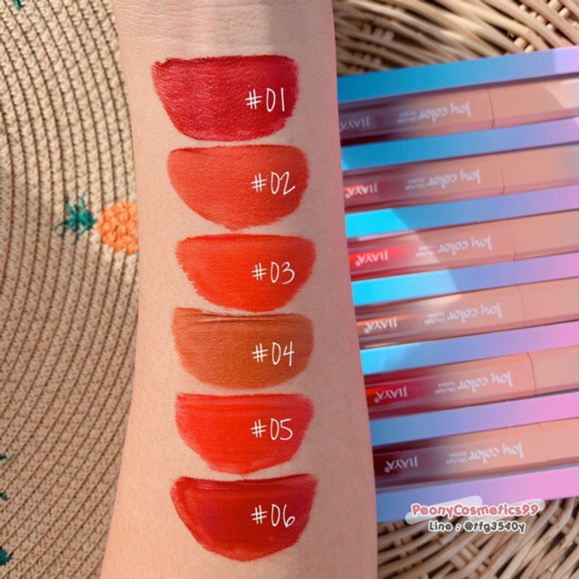 [Sale] Son Kem Tint Joy Color Của Jlaya Màu 6 : Đỏ Mận 2.4g Hàng Nội Địa Trung