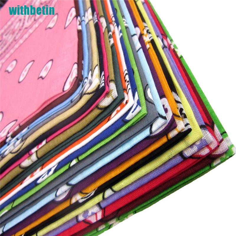 Khăn rằn họa tiết Bandana trùm đầu/quàng cổ tiện dụng khi đi xe đạp Withbetin