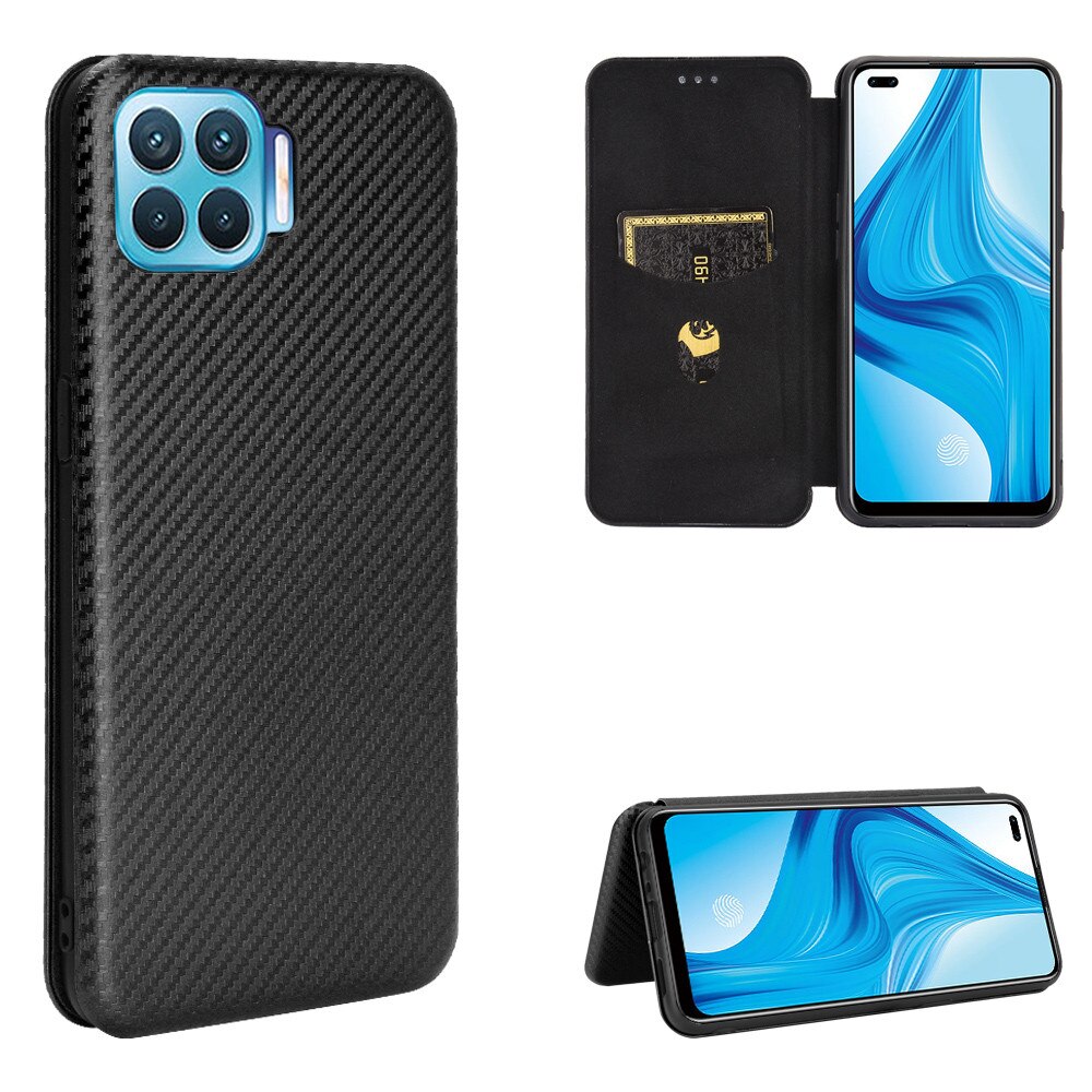 Ốp Lưng Da Nắp Gập Sang Trọng Cho Oppo A93 2020