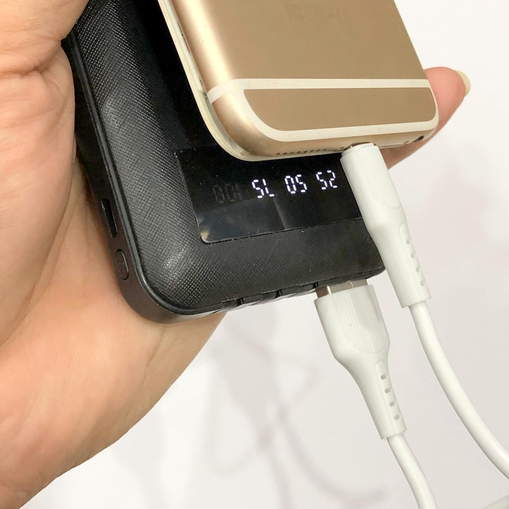 Cáp sạc ngắn 25cm cho sạc dự phòng, iphon samsung, oppo, vivo, vsmart, xiaomi, typeC - dây sạt ngắn chop pin tích điện