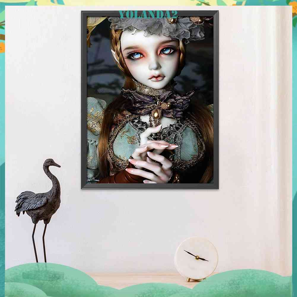 Tranh Thêu Chữ Thập 11CT Họa Tiết Cô Gái