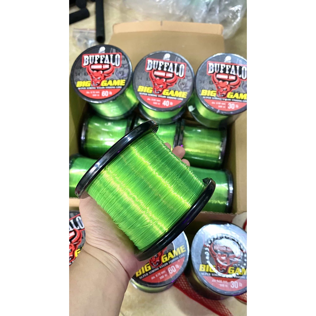 CƯỚC CÂU CÁ BUFFALO (CON TRÂU) Thái Lan CUỘN 500 mét