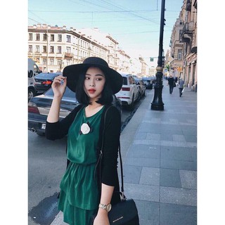 Váy lụa 2 tầng cho nữ