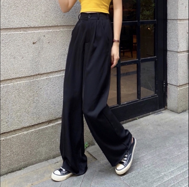 Quần culottes ống suông 100cm 2Ly siêu Hot | WebRaoVat - webraovat.net.vn