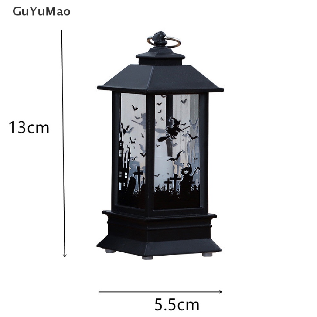 Đèn bóng led hình bí ngô lâu đài cổ điển treo trang trí tiệc halloween