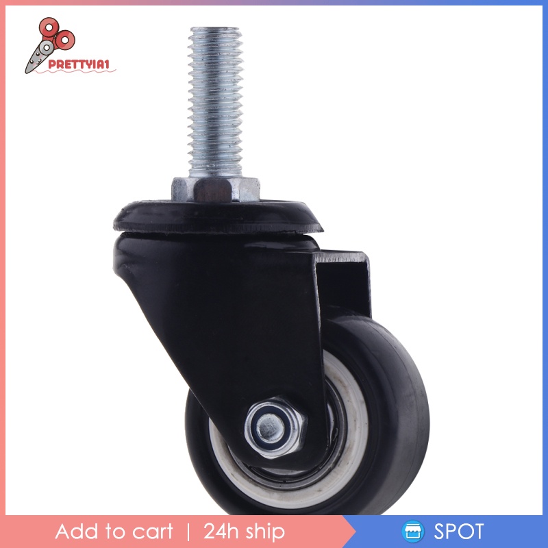 Bánh xe xoay bằng cao su 1.5&quot; M10 thay thế cho ghế ngồi