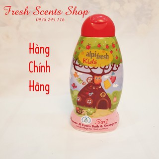Sữa tắm gội trẻ em 3 in 1 Alpi Fresh Kids của Đức