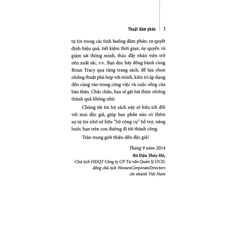 Sách - Thuật Đàm Phán - Brian Tracy (Tái Bản)