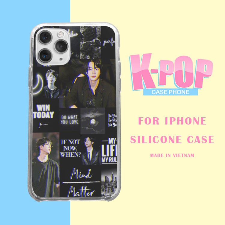 Ốp lưng BTS BTS mind matter cho iPhone13promaxXS XR nữ 8plus mềm 7Plus X XR Xs Max 6 6s BLUKSJ0092