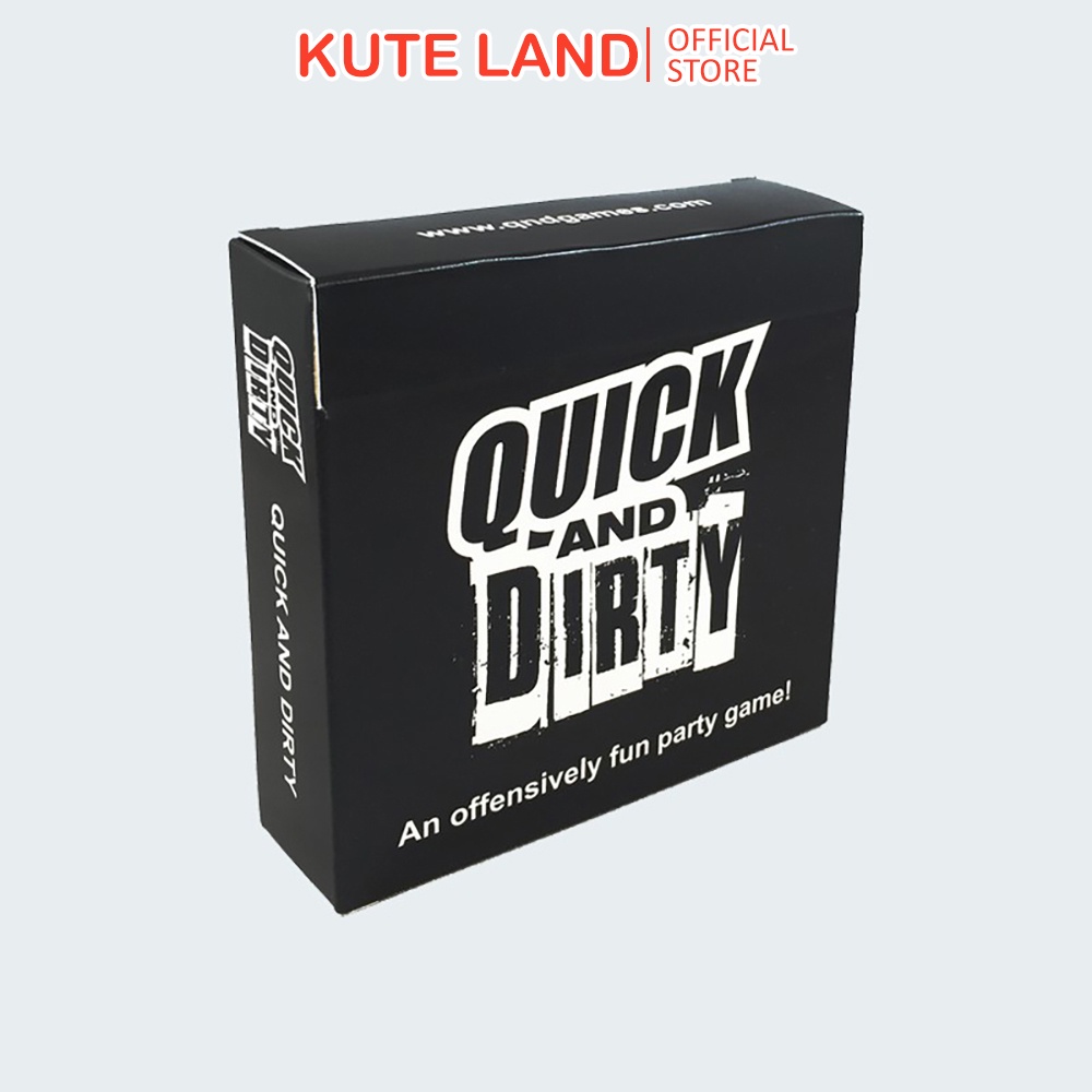 Thẻ Board Game Black Quick And Dirty Pink Quick And Dirty BG102