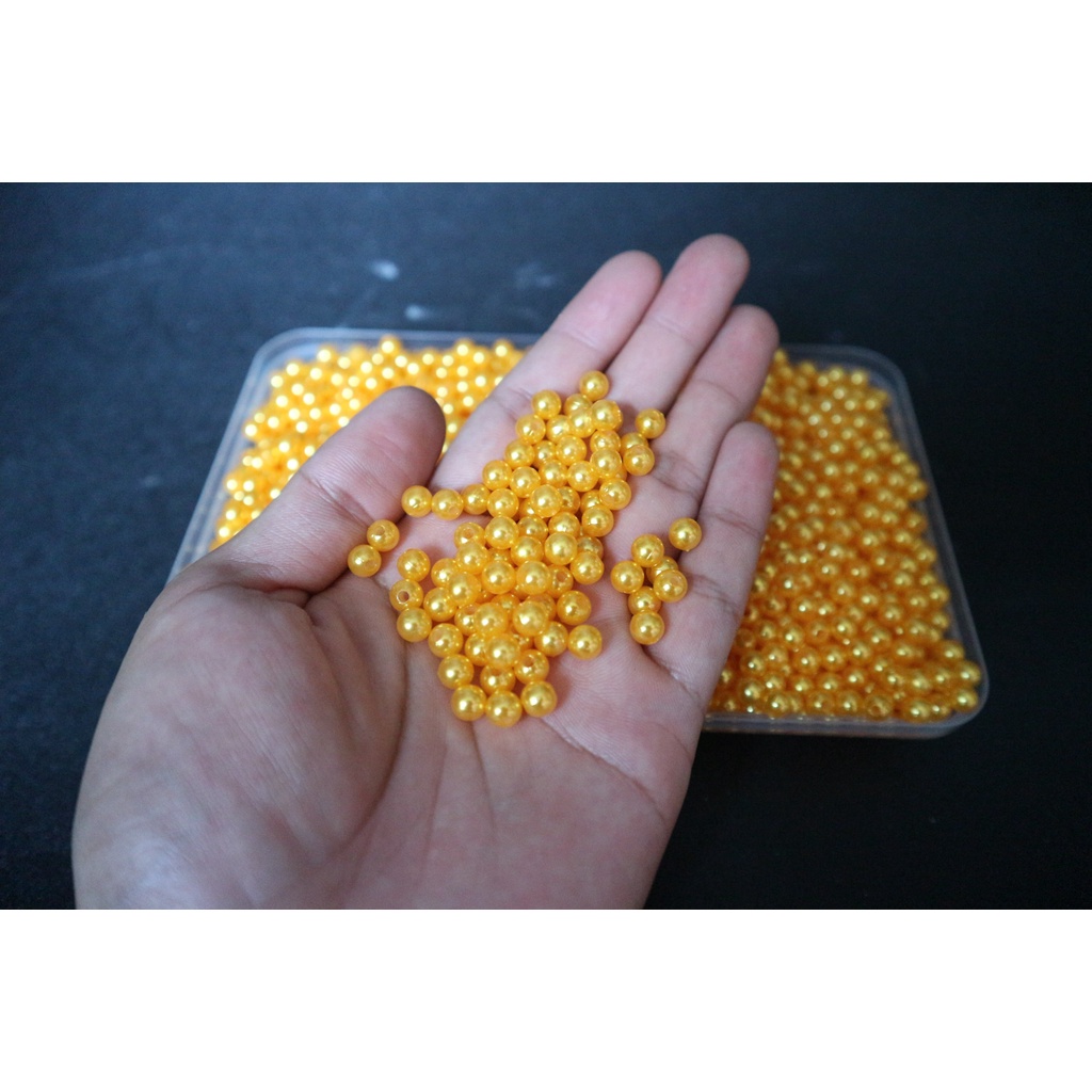 100gr hạt cườm tròn 6mm