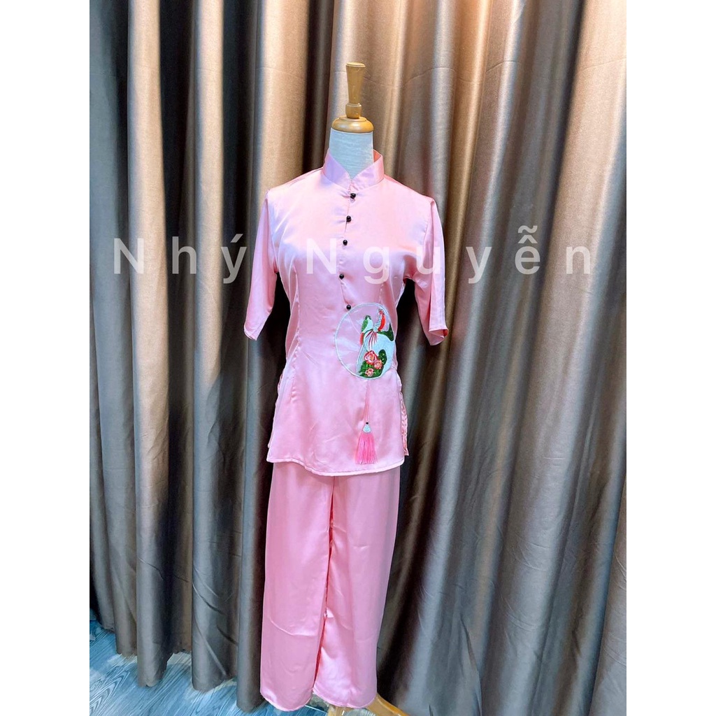 Bộ Lễ Đi Chùa Đính Dây May Mắn Tài Lộc MÀU HỒNG