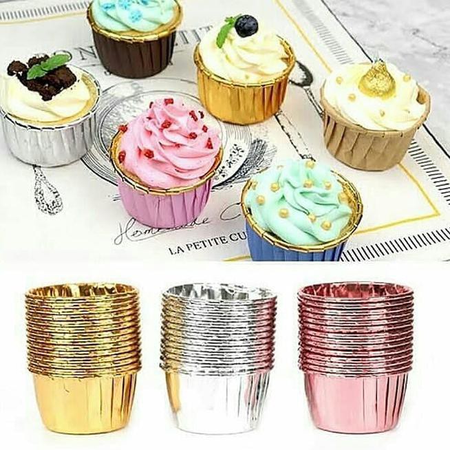 Giấy Gói Bánh Cupcake Màu Vàng Hồng Phiên Bản Giới Hạn